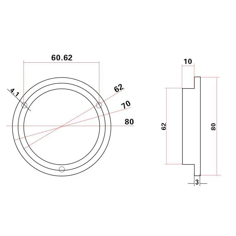 High-precision metal disc level crane level bubble