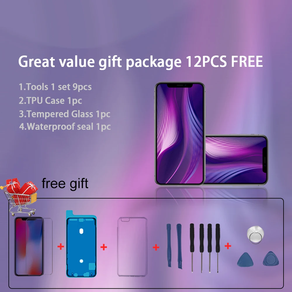AAA+++ LCD-Display für iPhone 12 13 Mini 14 Pro 15 Pro Max 15 Plus Touchscreen-Ersatz True Incell Pantalla Großhandel – Detail 1