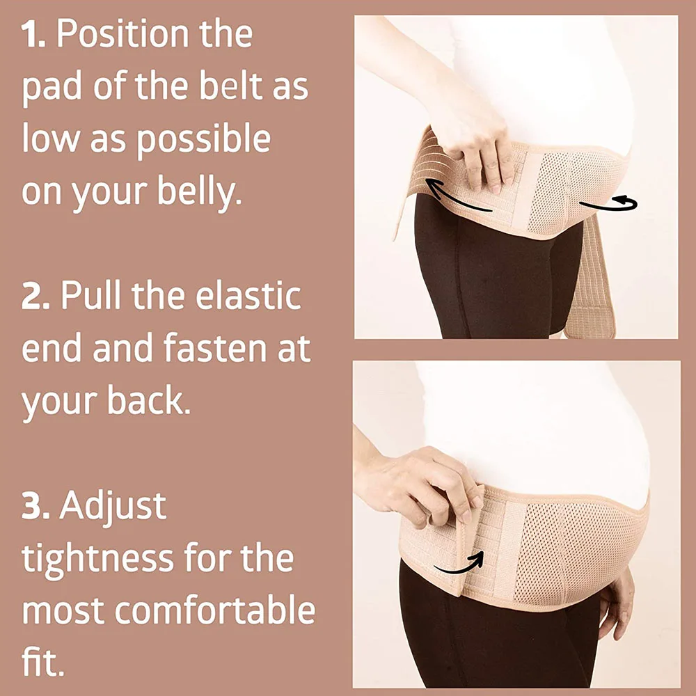 Breathable Maternity Brace Protector Care Abdomen Support Belly Clothes Pregnant Women Waist Belt Waist Band Back Ropa Pregnancy