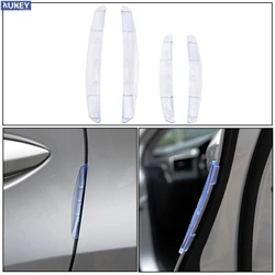 4Pcs Car Door Edge Protection Guards Buffer Molding Protection Strip Scratch Protector Car Door Crash Anti Collision Trim