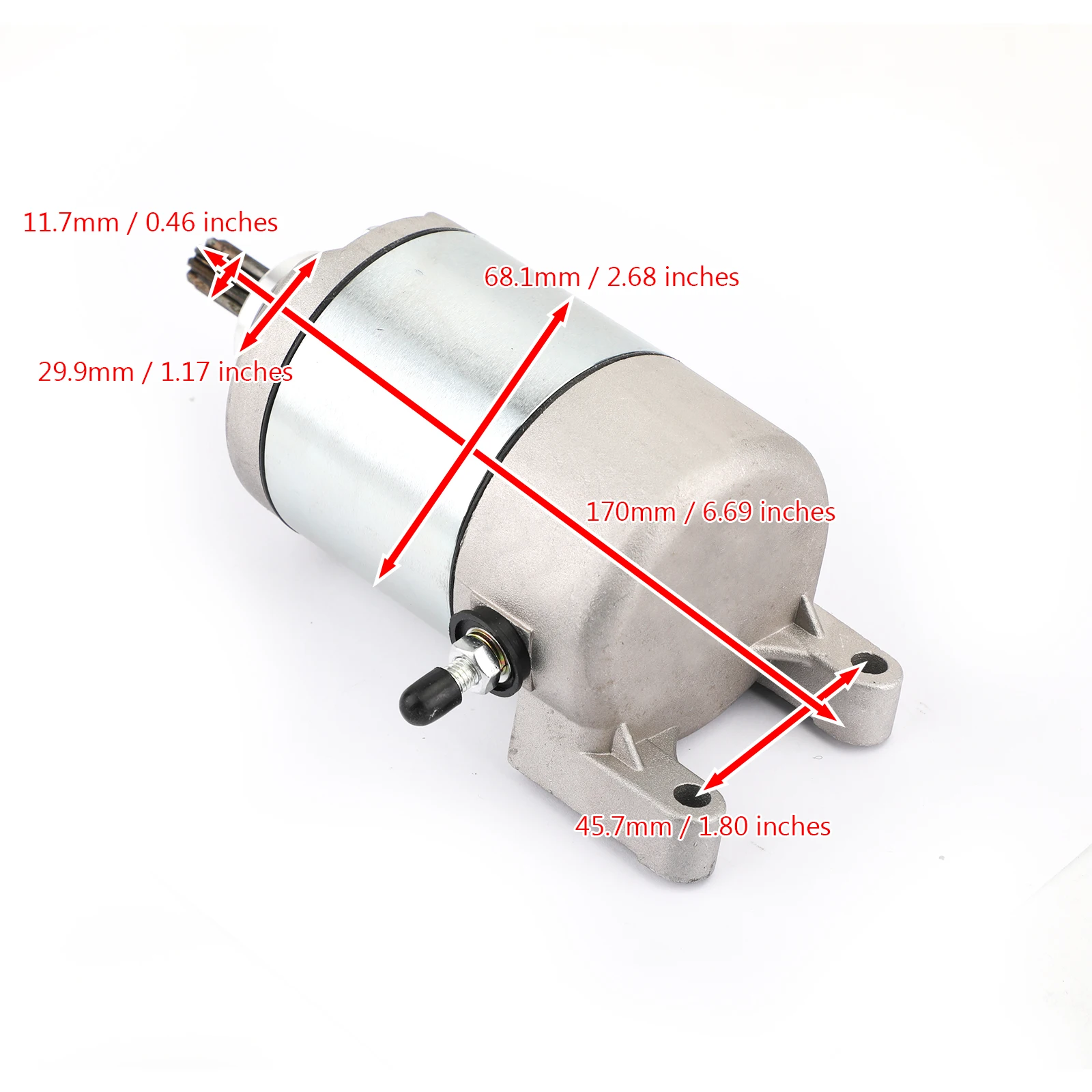 

Starter Motor ATV Engine Starting 9-Spline for Honda XL250 XR250 CBX250 NX250 1991-2009 2000 2001 2002 31200-KBR-008