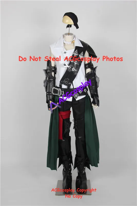 Final Fantasy xiv thancred cosplay costume include pvc prop ornaments incl boots covers acgcosplay costume