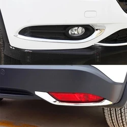 For Honda HR-V HRV Vezel 2014-2018 ABS Front rear Fog Light Lamp Foglight Decoration Sticker Cover Trim Exterior Accessories