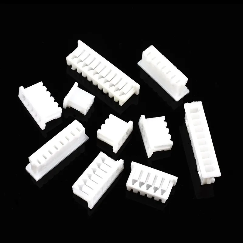100Pcs JST 1.25mm Pitch Female Connector Housing 2/3/4/5/6/7/8/9/10 Pin Plastic Shell Electrical Wiring Plug Socket Housing