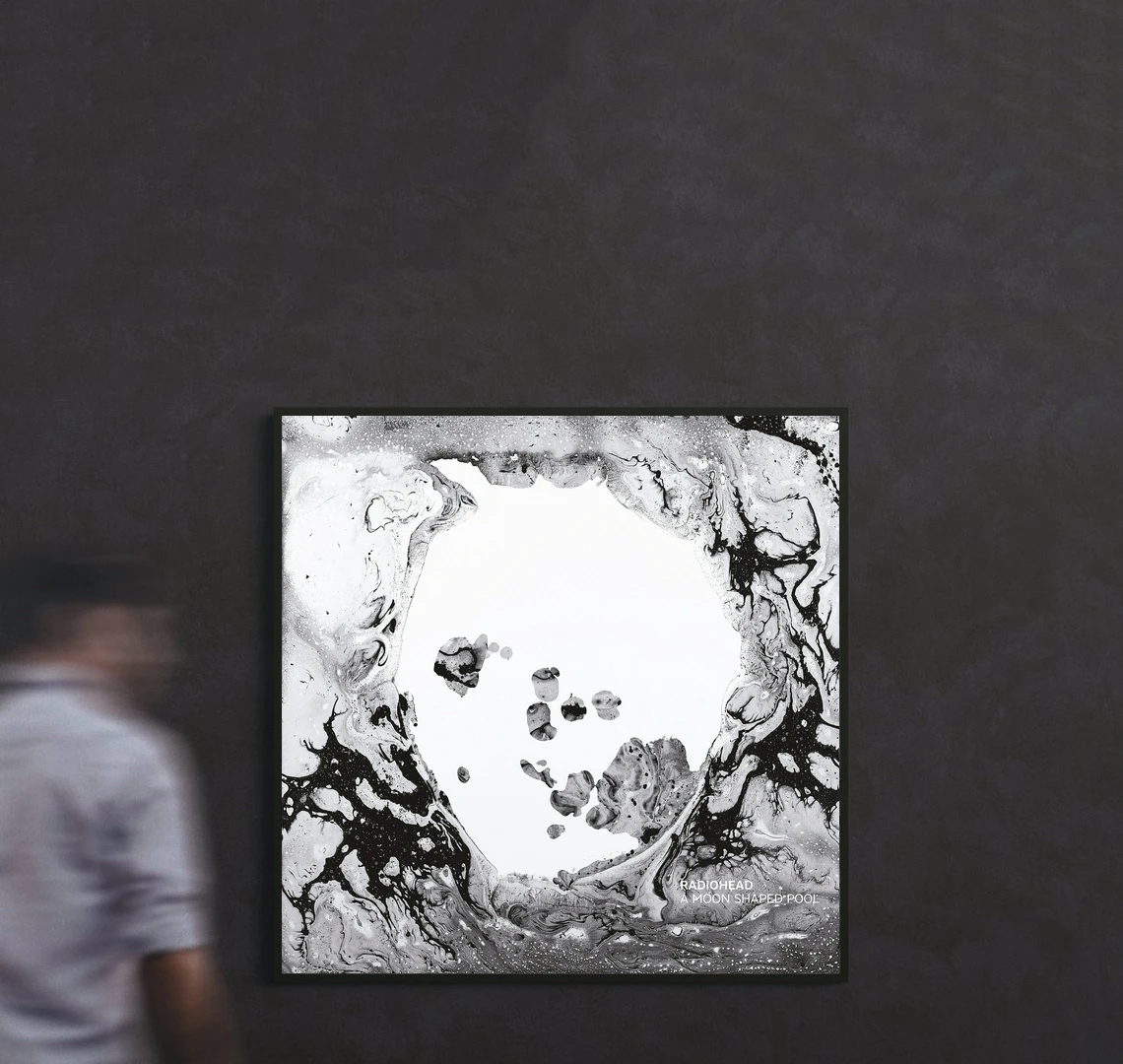 Radiohead A Moon Shaped Pool Music Album Canvas Poster Art Hip Hop Rapper Pop Music Star Home Wall Painting Decoration