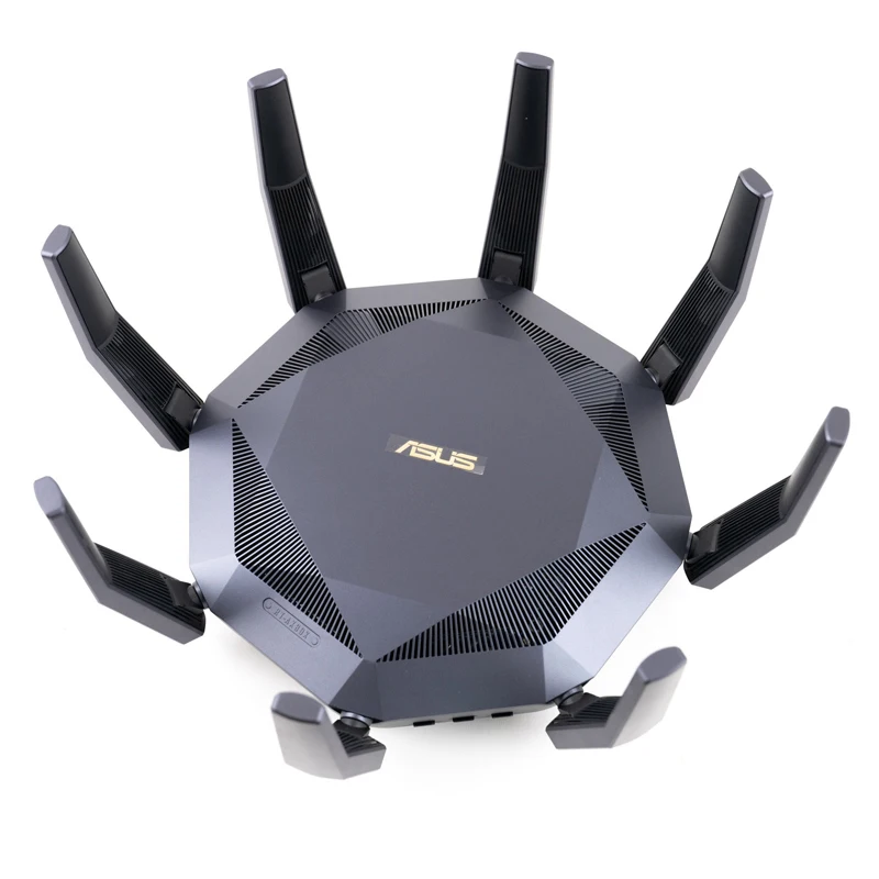 

ASUS ROG Gaming Router RT-AX89X AX6000 Dual Band WiFi 6, 12-stream 6Gbps WiFi speed, Dual 10G ports, MU-MIMO OFDMA, AiProtection