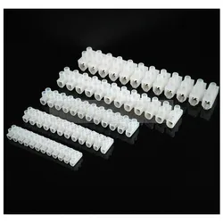 electric connector strip Wire connector Barrier Electirc Strip Block Terminal Plastic Screw terminal block connector