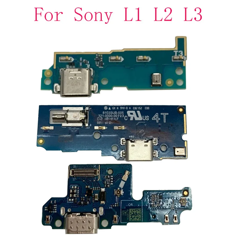 

USB Charger Port Dock Board For Sony Xperia L1 G3312 G3311 L2 H4311 H3311 Xperia L3 I3312 I4312 USB Charging Connector Flex