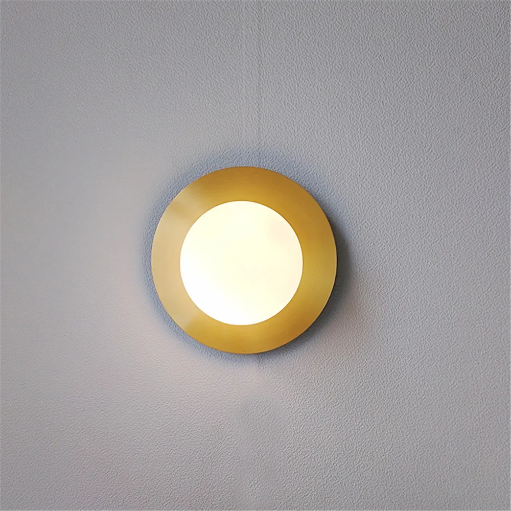 G9 Nordic Led Wall Lights Creative Glass Decor living room Background Bedside Wall Lamps  Copper Wall Sconces Home Lighting