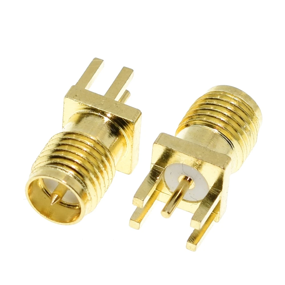 TZT 10/30 Stück SMA Buchse / Stecker Lötanschluss 1,6mm Mutterkantenklemme Gerade Montage Vergoldete HF-Steckverbinder Buchse zum Löten – Detail 7