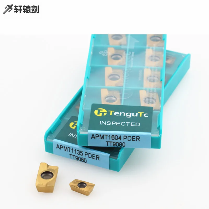 10 шт. APMT1604 APMT1135 PDER TT9080 фрезерные Вставки карбидетокарный станок инструмент Cnc отделка