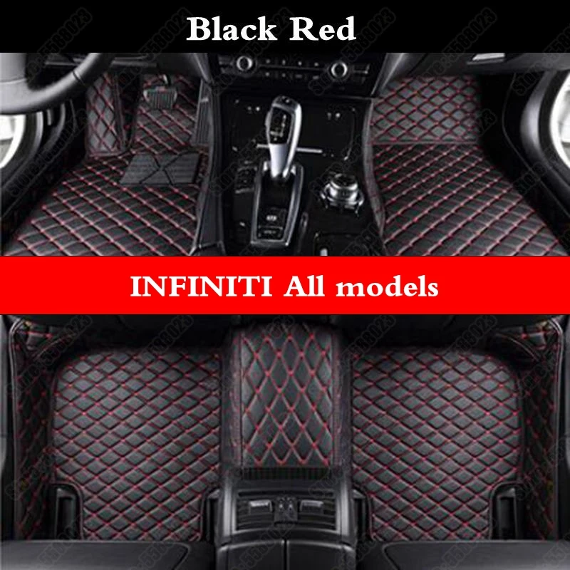 

Leather Car Foot Auto Floor Mats Rug for INFINITI QX70 QX80 ESQ Q50L Q60 Q70L M35 G37 QX30 QX50 QX56 G25 Q50 FX35 EX35 JX35 QX60