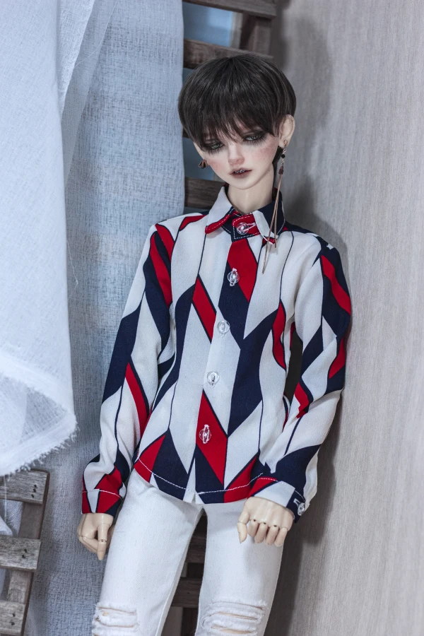 1/4 1/3 Schaal BJD Accessoires Poppenkleertjes Mode Casual Shirt voor BJD/SD MSD SD13 SD17 SSDF Oom. pop niet inbegrepen C0843