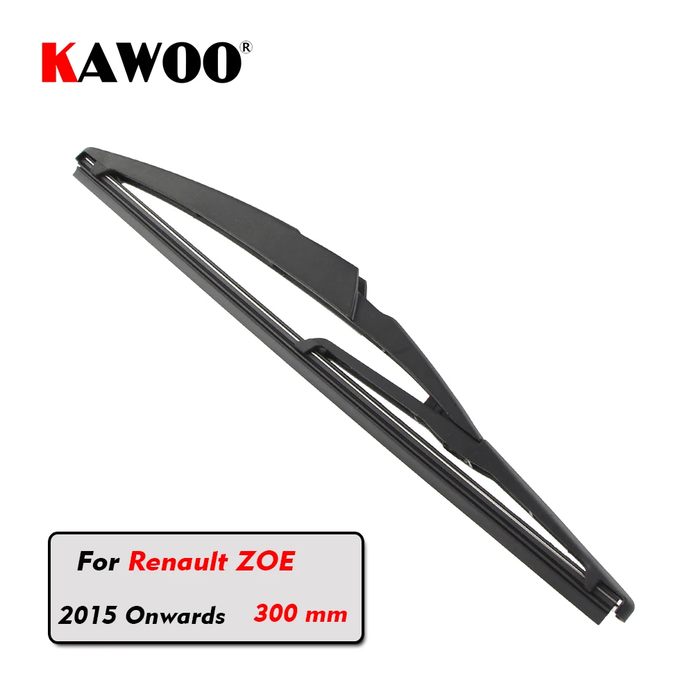 

KAWOO Car Rear Wiper Blade Blades Back Window Wipers Arm For Renault ZOE Hatchback (2015 Onwards) 300mm Auto Windscreen Blade