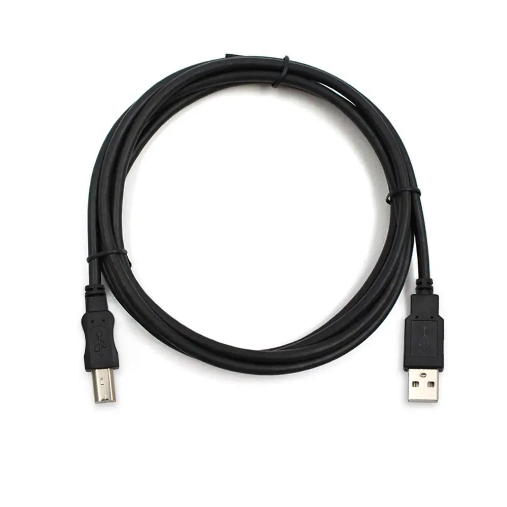 Printer Cable 1.5M USB 2.0 High Speed Connectors Printer Scanner Cable USB A Male to B Male Scanner Cord