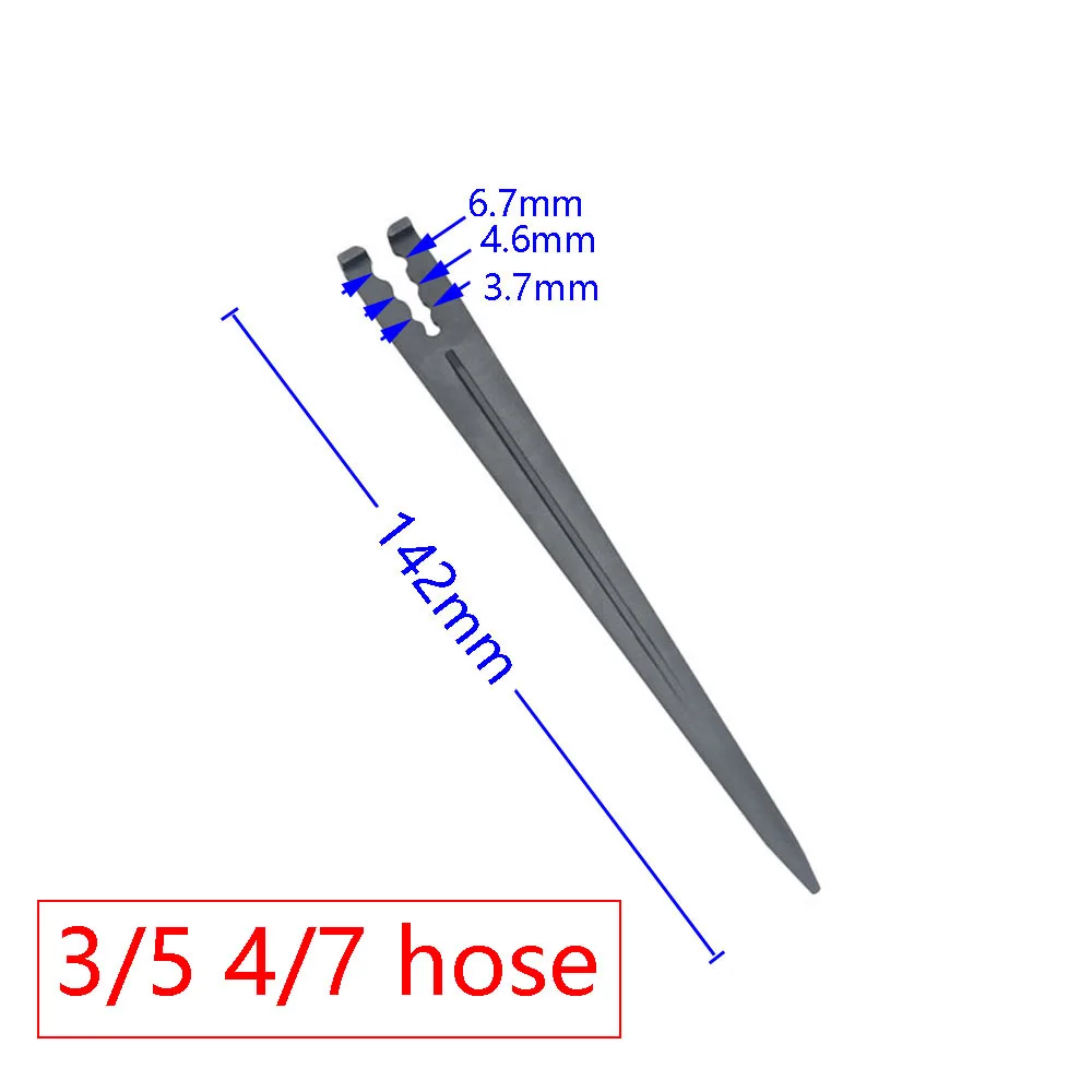 100-200Pcs Garden Hose Holder 1/8 1/4 3/8 1/2 3/4 Inch 16mm 20mm Pe Tube Holder Nozzle Support For 3/5 4/7 8/11 Hose