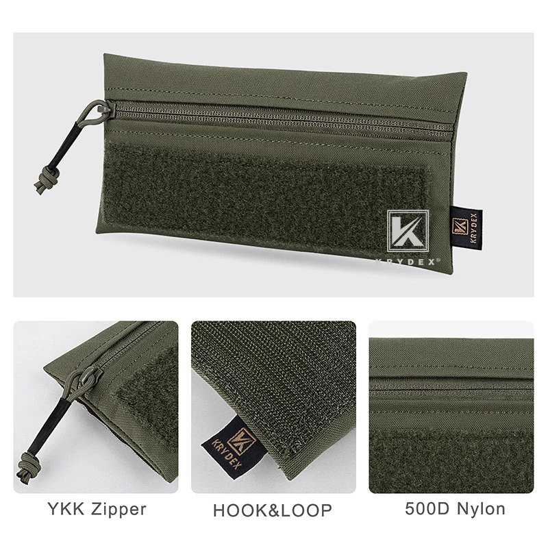 KRYDEX Tactical MK3 MK4 Vest Candy Front Panel Pouch W/ Loop & Hook 4*8\