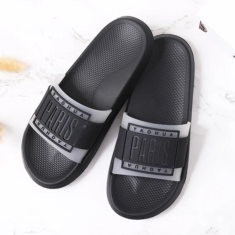 Summer Men Slippers Indoor Home Slides Bathroom Slippers Massage Loafers Men Outdoor Clogs Garden Shoes Beach Sandals Flip Flops