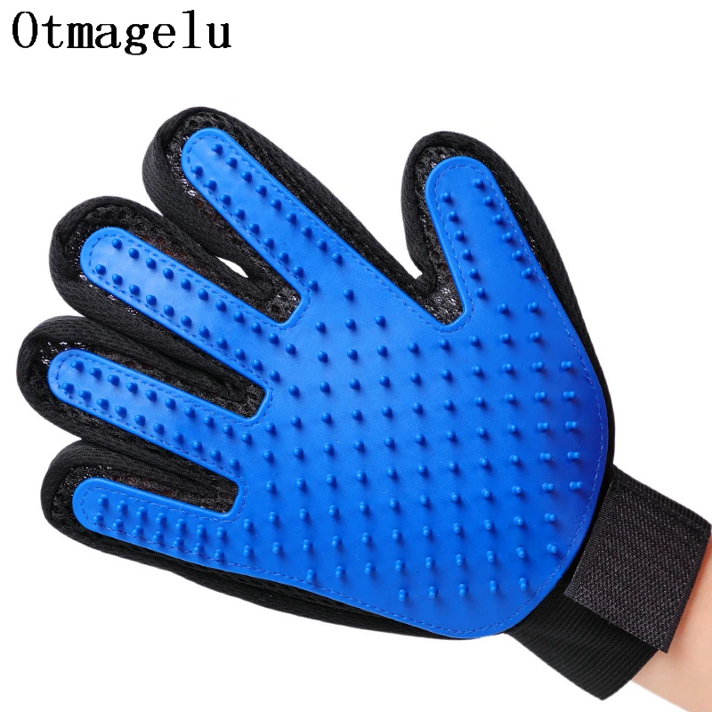 Silicone Pet Brush Dog Cat Glove Cat Cleaning Gentle Efficient  Pet Soft Cat Grooming Glove Dog Bath Supplies Pet Glove Combs