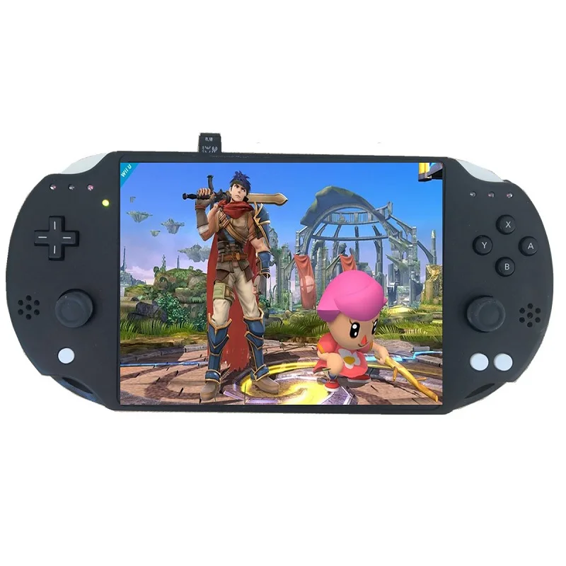 GMEBOY 5 com Joystick Duplo WII e NGC 2 em 1 Game Boy Modificado por PCB Original, Sem Raspberry Pi, IPS LCD, 8 ", 2021Novo