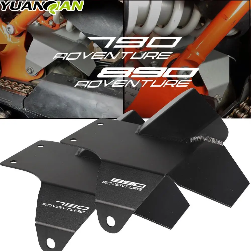 

Motorcycle Black Shock heat shield Heat dhield For 790 890 ADVENTURE 790R/S 890 Adventure ADV 790ADV 890ADV 2018 2019 2020 2021