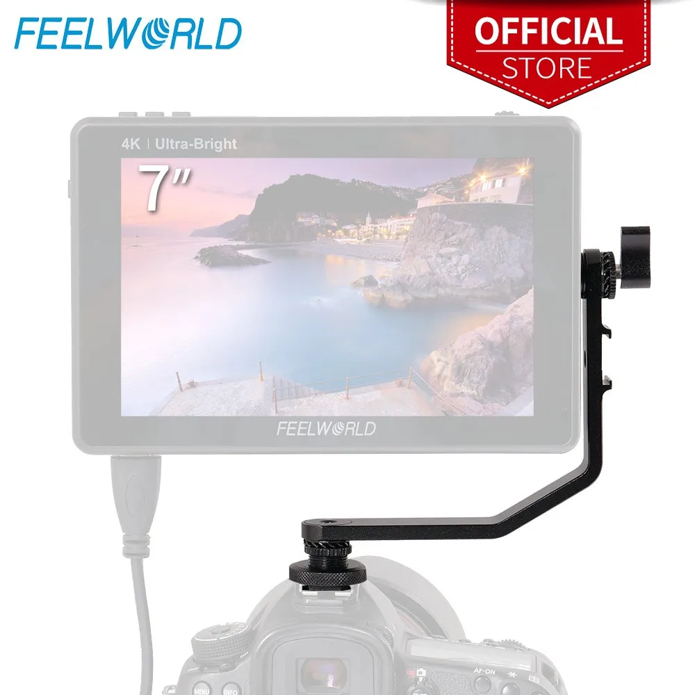 Tilt Arm for FEELWORLD LUT7 LUT7S 7 inch 4K HDMI On Camera Field Monitor Mount on DSLR Stabilizer Gimbal Crane Rig