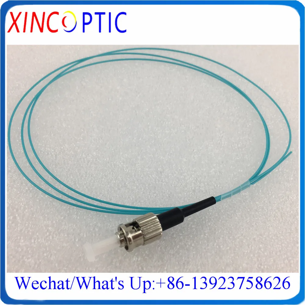 

50Pcs/Lot,ST/UPC STAPC 1.5M Simplex SX SM MM OM1 OM2 OM3 50/125 62.5/125 0.9mm Tight Buffer PVC,Fiber Optic Pigtail Connector