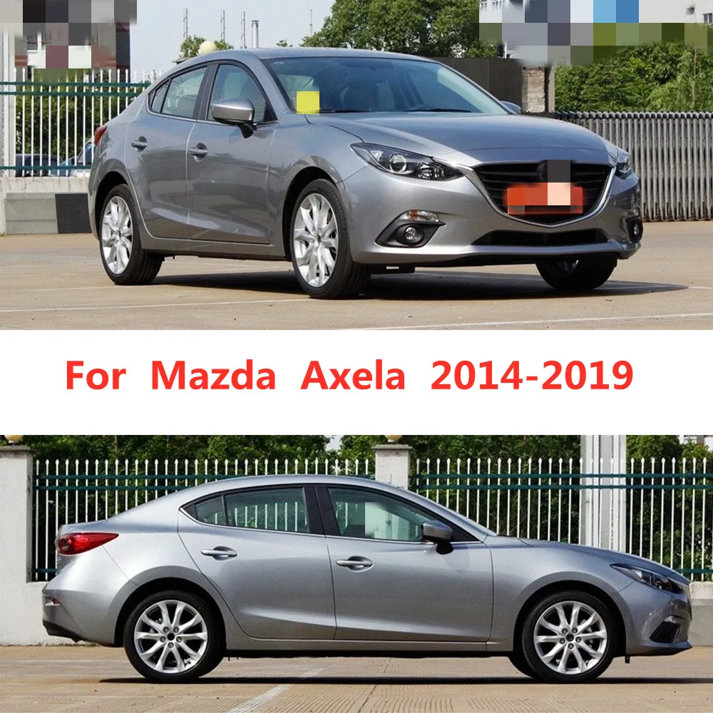 For Mazda 3 Axela 2014 2015 2016 2017 2018 2019 Car Side Window Visor Deflector Windshield for Rain Guard Shields Shelters