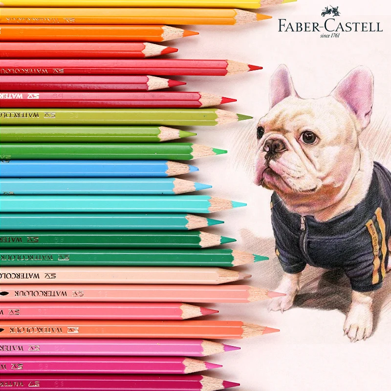 

12Pcs Faber-castell Water SolubleColor Lead 72 Colors Optional Painting Sketch Bright Colour Hand-painted Art Supplies Students