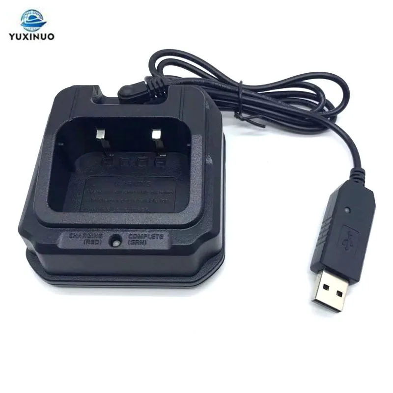 UV9R Desktop USB Charger For Baofeng Walkie Talkie UV-XR UVXR BF-A58 UV-9R Plus GT-3WP UV-5S BF-9700 Radio Battery Charging