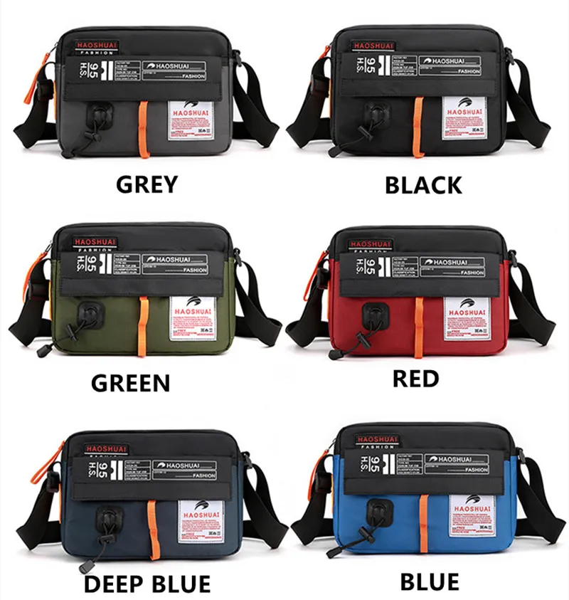 2024 New Multifunctional Leisure Nylon Waterproof Outdoor Bag Sports Fashion shoulder Messenger Bag Riding Mountaineering Bag