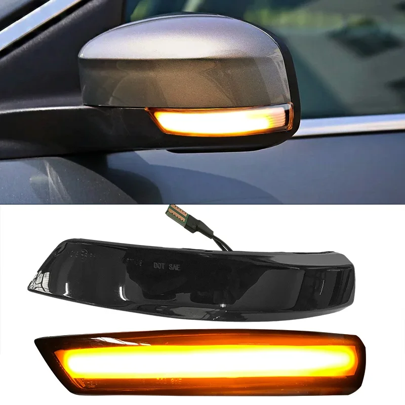 

Exterior Auto Accessories Led Mirror Turn Signal Lights Light For Ford Focus Mondeo 2007-2012 Side Mirror Led Turn Signal Lights