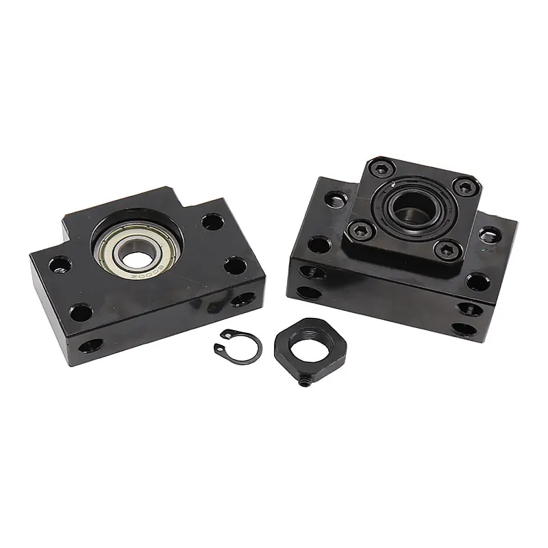 Imagem -02 - Conjunto de Parafusos de Esfera de Precisão Sfs1205 1210 1605 1610 1616 2005 2010 2023 Final Usinado Sfs Ballnut 500 1000 1150 1050 1100 mm Bkbf 1pc
