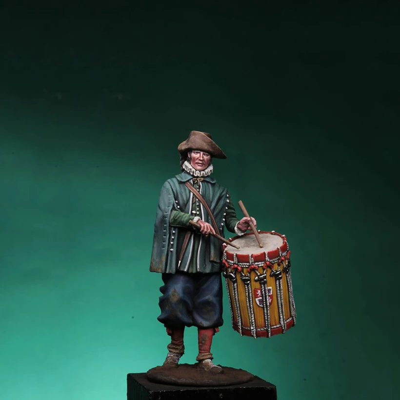 1/32 Scale Unpainted Resin Figure Tercio Drummer GK figure