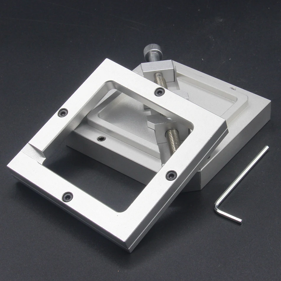 90MM Silver BGA Reballing Station Stencils Template Holder Foxture Jig For PCB Chip Soldering Rework Repair