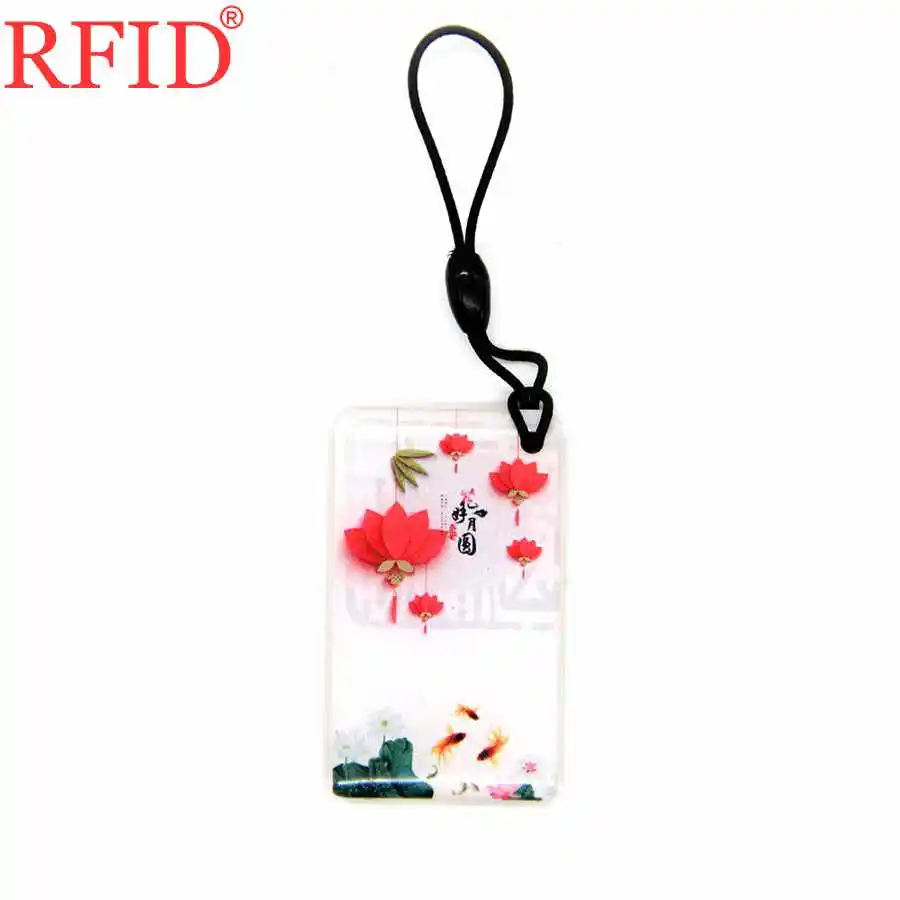 UID S50 1K 13.56Mhz Changeable Rewritable MFS50 NFC Dropping Glue Waterproof Keyfob Keychain Key Tag Card Multiple Choices 1pcs
