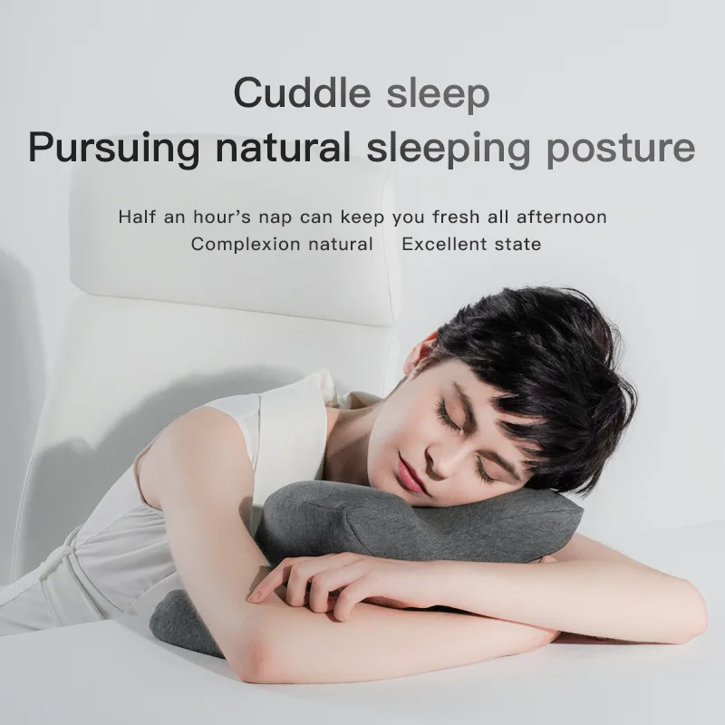 CHECA GOODS memory foam nap pillow for desk napping pillow Desk Nap Pillow Supporter Seat Cushion Headrest Travel Neck pillow
