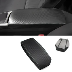 Soft Carbon texture Leather Armrest Cover For Toyota Prius 2004 - 2009 Car Center Control Armrest Box Skin Cover Sticker Trim