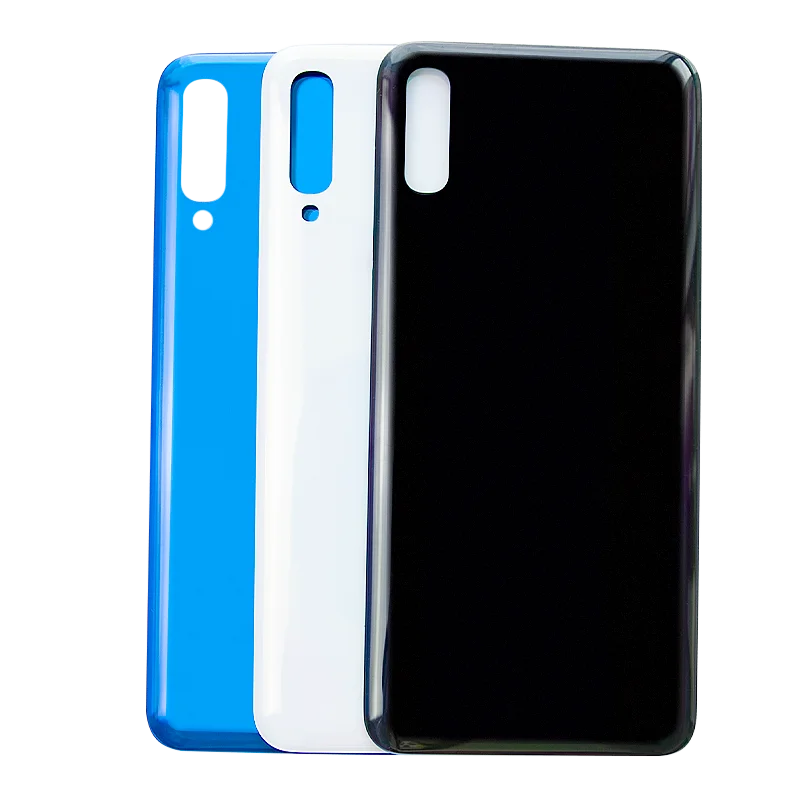 Door Rear Housing Case For Samsung Galaxy A70 A50 A505g A505u A705f Battery Glass Back Cover With Logo Sticker Camera Lens Frame