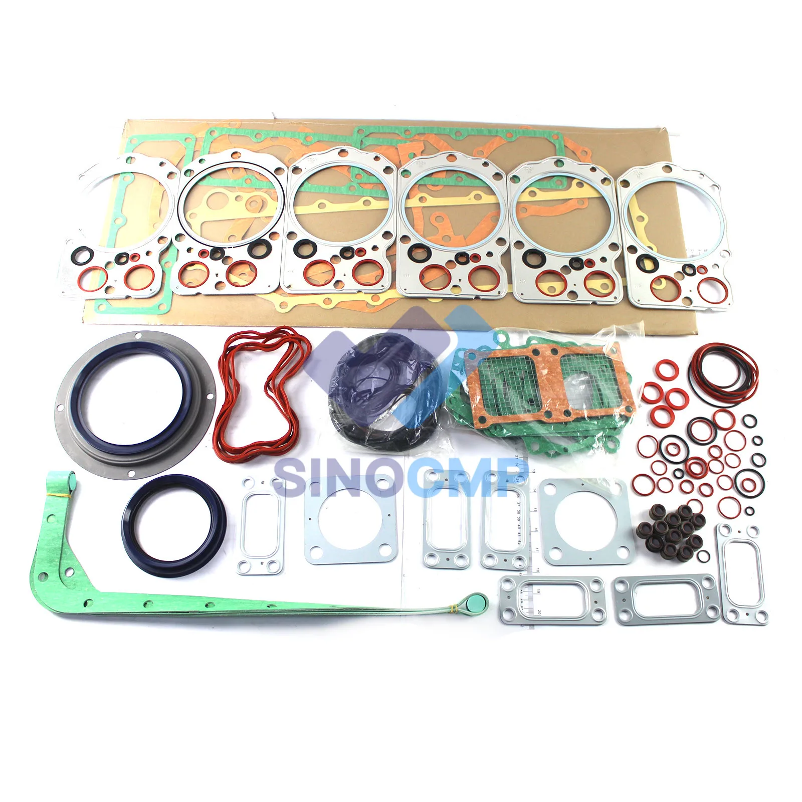 

6D24 6D24T Engine Overhaul Gasket Kit For Mitsubishi Hyundai Kobelco SK400-3 Excavator Kato MG530 Crane and Truck