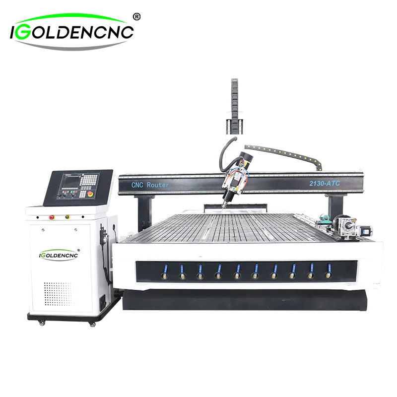 4th axis cnc router 1325 4*8ft 2030 2060 2130 4 axis 3d wood carving machine woodworking with spindle swing price