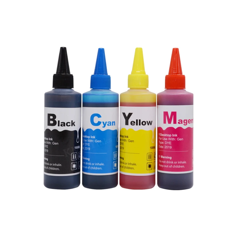 KMCYinks-cartucho de tinta recargable para impresora HP 711 XL, recambio de tinta de 4 colores con Chips ARC y tinte de 400ml