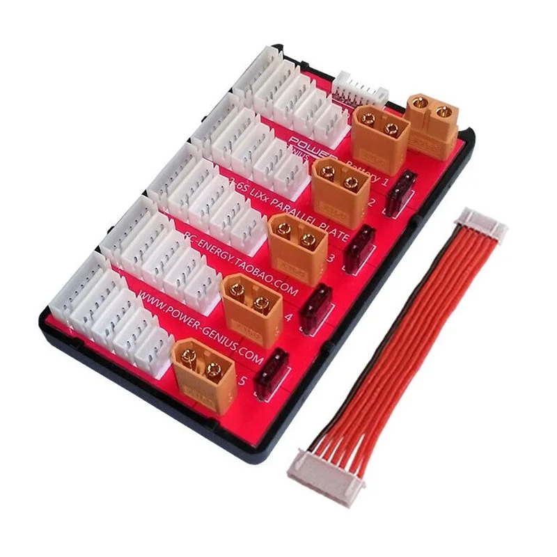 Rc 2-6S 2-8S T / XT60 / XT90 / XT30 /JST Lipo Battery Parallel Charging Board for Imax B6 B6AC B8 Quick Charge For Rc Models