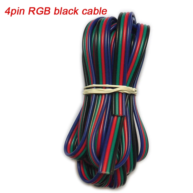 5~10 meters 2pin 3pin 4pin 5Pin 6pin 22 AWG Extension Electric Wire Cable Led Connector For 5050 WS2812 RGBW RGB CCT LED Stirp