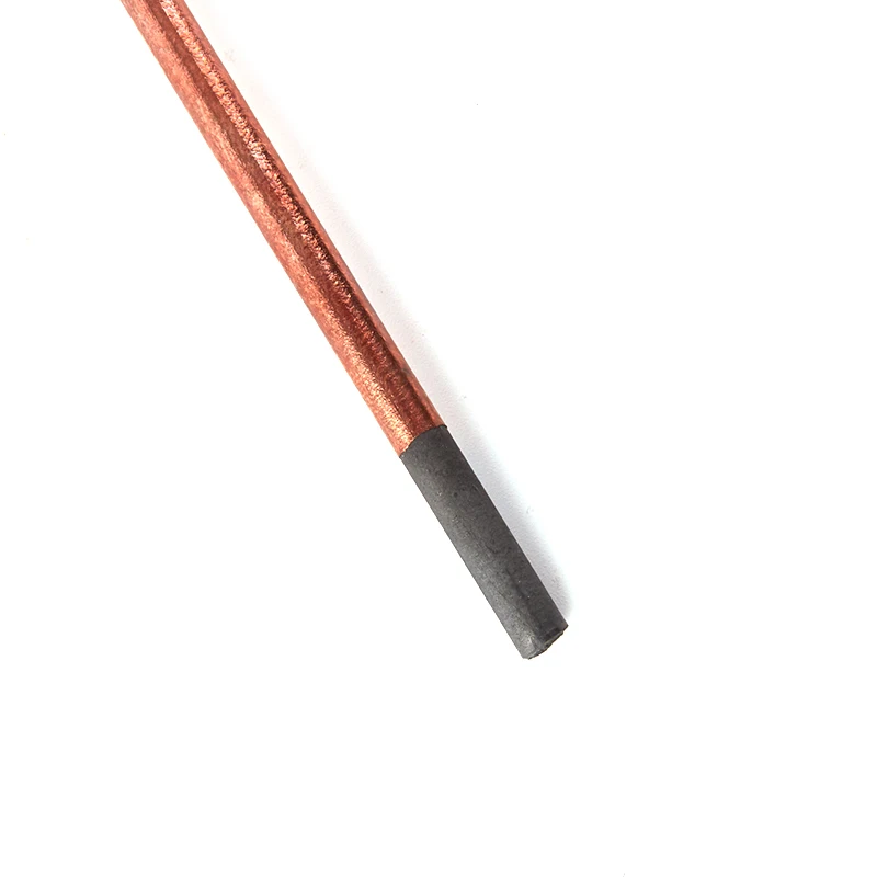 Varilla de carbono de 5 piezas, varillas de arco de carbono de aire de 355mm, electrodo de grafito redondo de cobre para electrodo de pistola de goteo de Gas DC