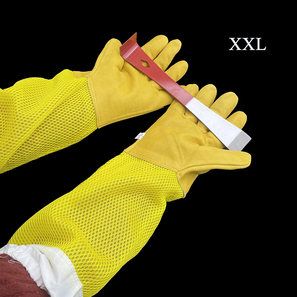 

Protection Glove 3D Breathable Anti Bite Goatskin Honey Unscraper Multifunction Cutter Kit Beekeeping Bee Farm Tools Supplies
