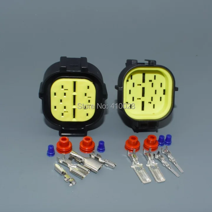 shhworldsea 1.8 series 1 Set 368301-1 2-85262-1  15 pin male and female cable connectors with terminals and seals 172747-1