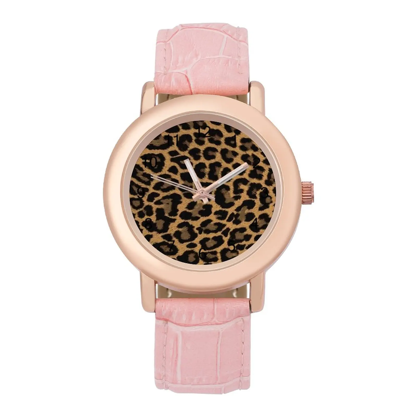 Wild Leopard Skin Pattern Quartz Watch Animal Travel Classy Wrist Watch Stainless High Quality Ladies Wristwatch