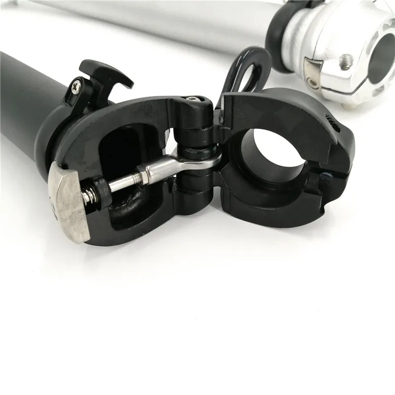 Litepro Folding Bike Stems 37cm 35cm Inward Fold Stem Gooseneck Curved Stem 25.4mm Handlebar 28.6mm Fork Folding Bicycle Parts