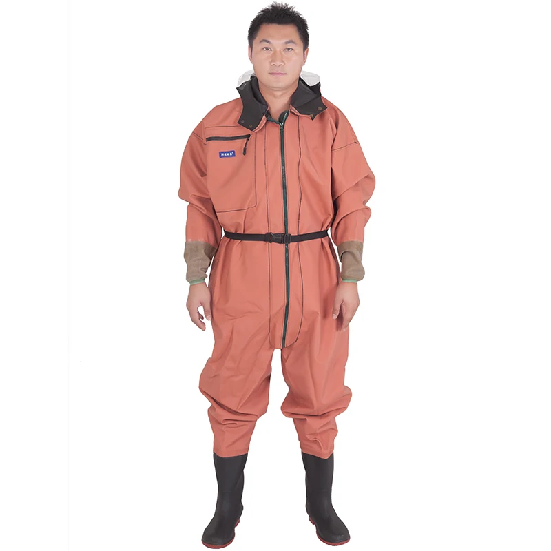 

Water Jacket Adult Plus Size Whole Body Waterproof Outdoor Labor Fishing Wear Resistant Thickened Catch Fish Pants Fishery Breed